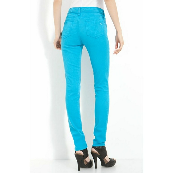 rag & bone Denim - Rag & Bone Skinny Jeans Turquoise